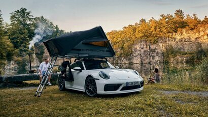 Новая палатка на крыше от Porsche Tequipment